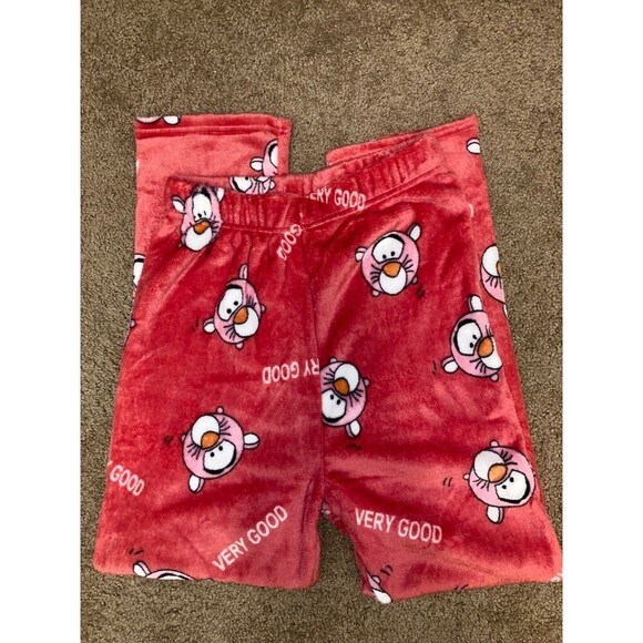 Tiger From Winne The Pooh Pajama Pants Red Soft Lightweight NEW - Picture 3 of 5